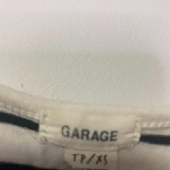 Garage Striped Short Sleeve Top-XS - Picture 3 of 3
